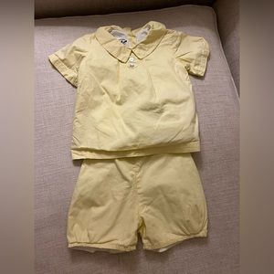 The Oaks yellow short set